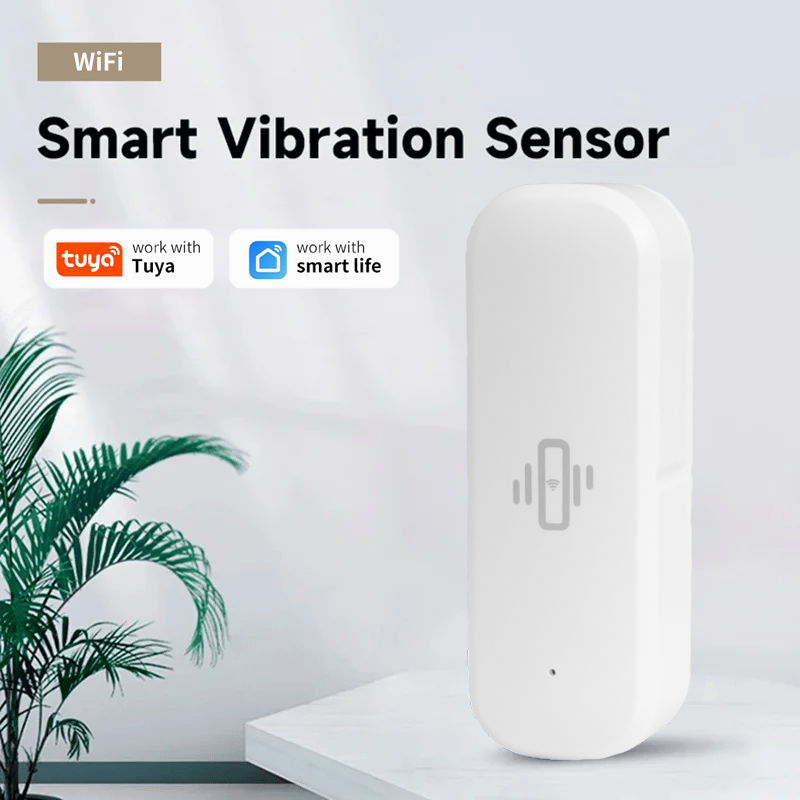 Home Security Technology - Tuya Smart Devices WiFi Vibration Sensor
