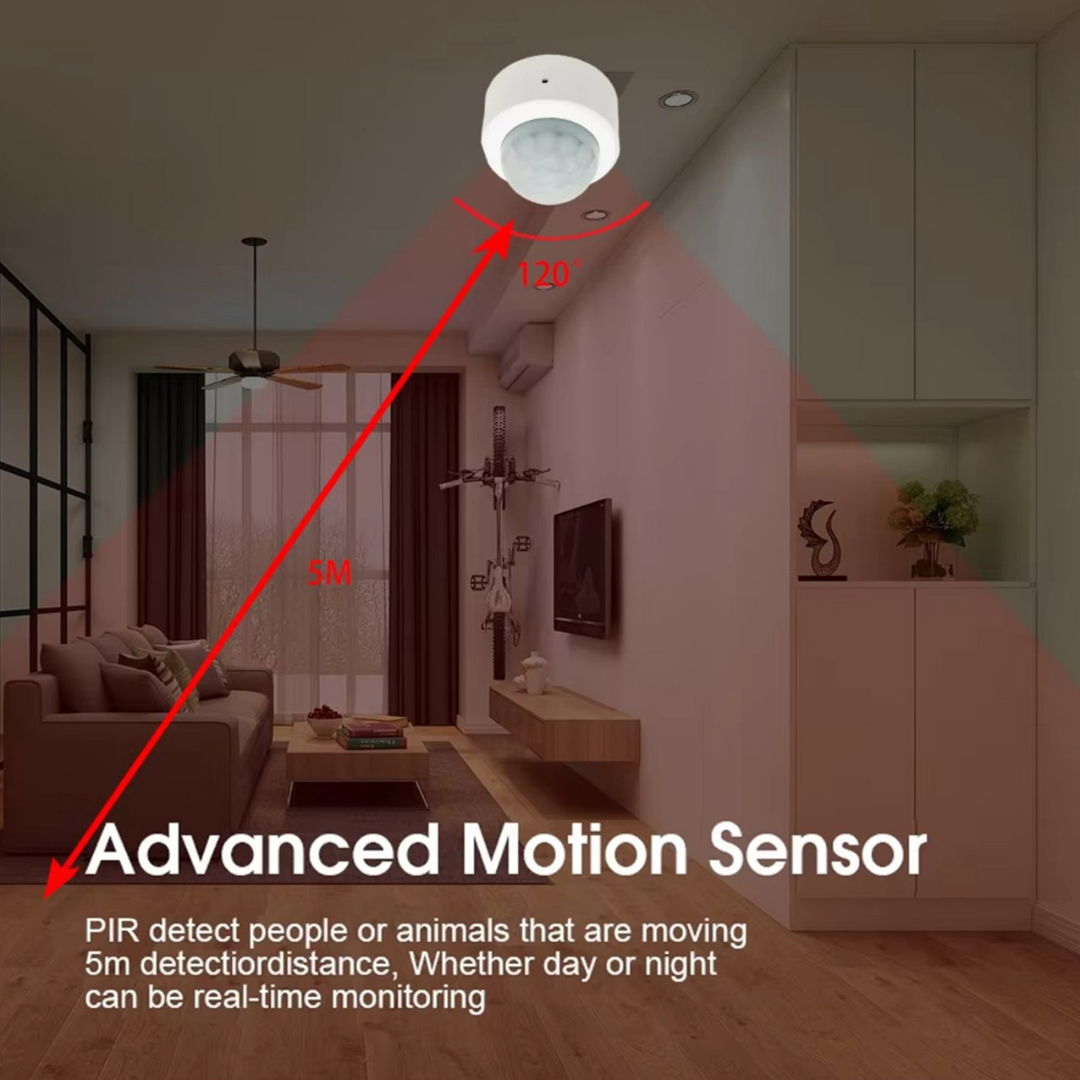 Zigbee PIR Motion Sensor Human - Home Security Technology recensie en prijs