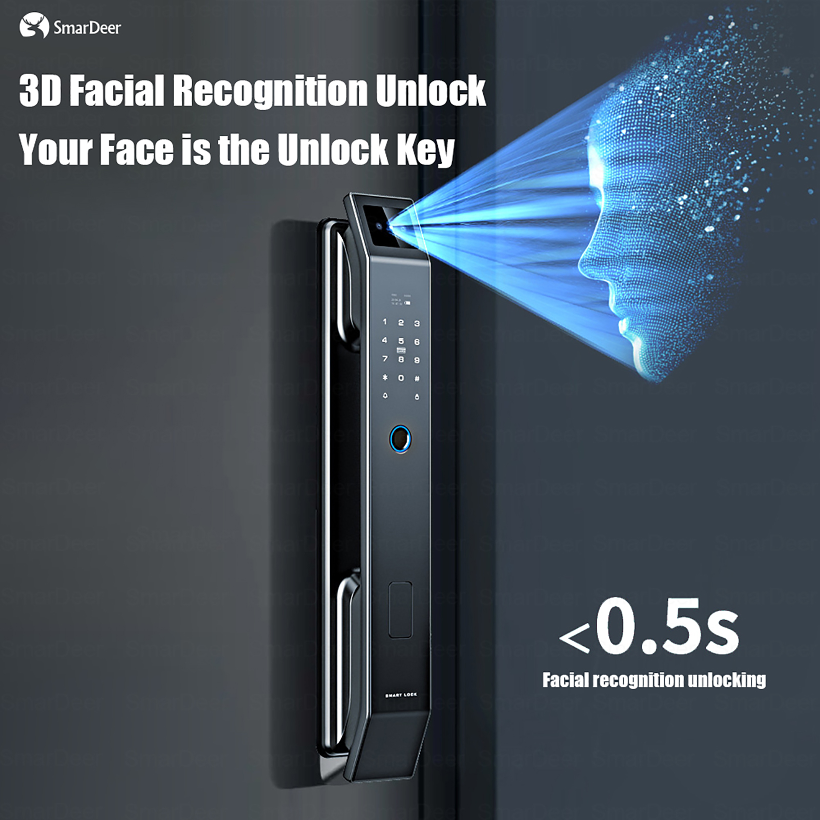 SmaerDeer Smart lock with Came - Home Security Wifi Camera recensie en prijs