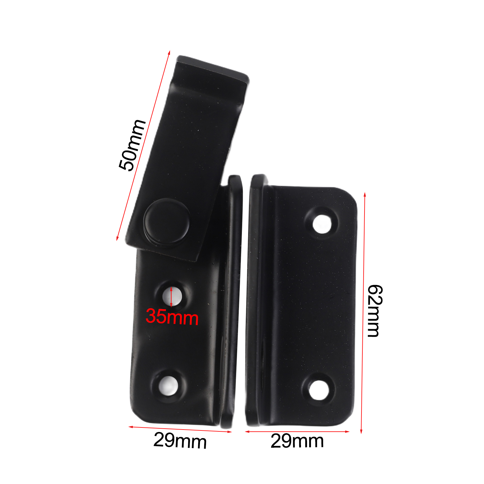 1Pc Black Stainless Steel Lock - Home Security Doors recensie en prijs