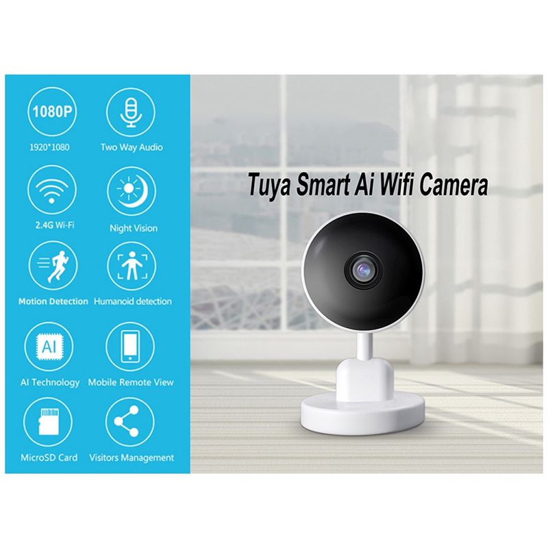 Essential Indoor Wifi Tuya Cam - Home Security Wifi Camera recensie en prijs