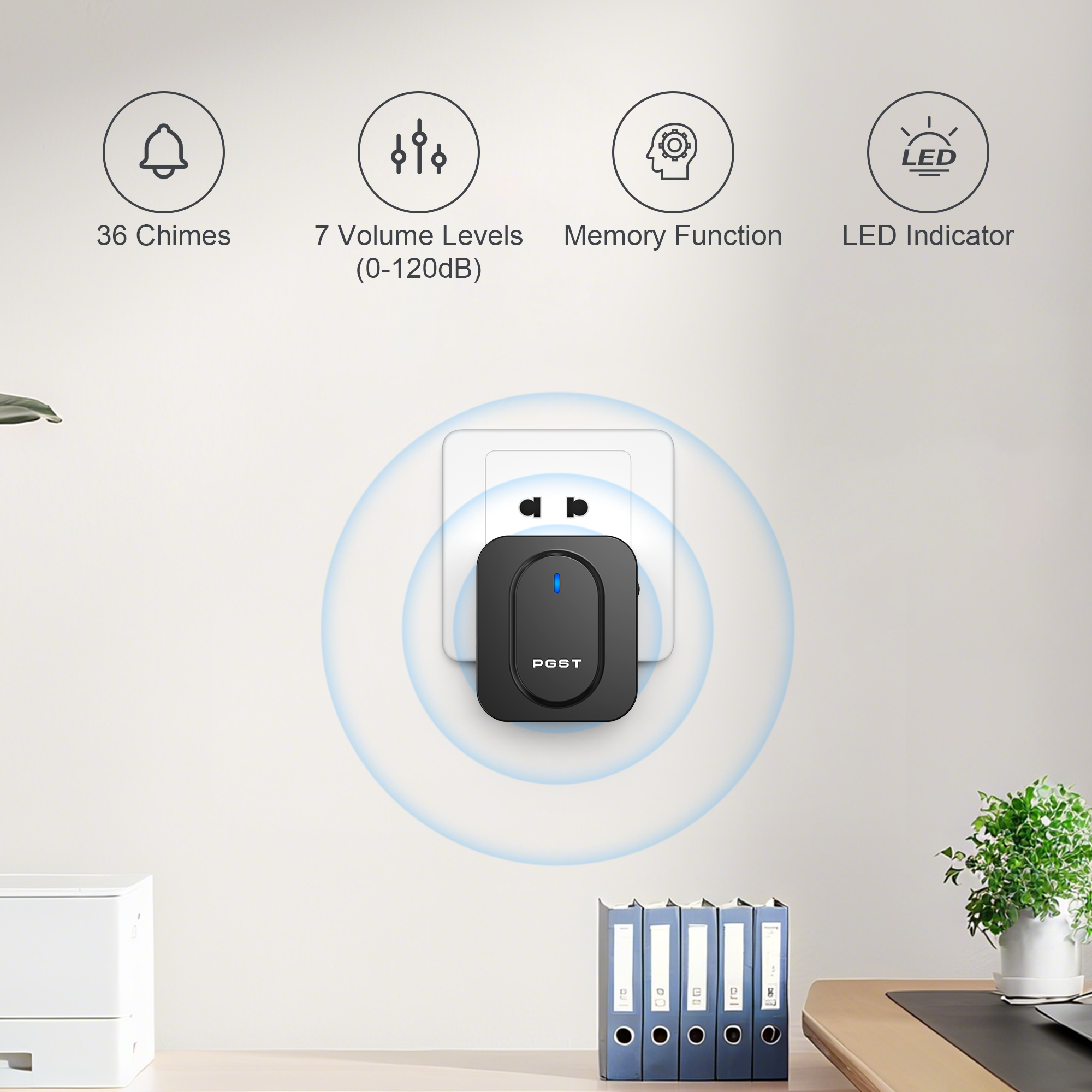 PGST Wireless Doorbell 36 Chim - Home Security Installation recensie en prijs