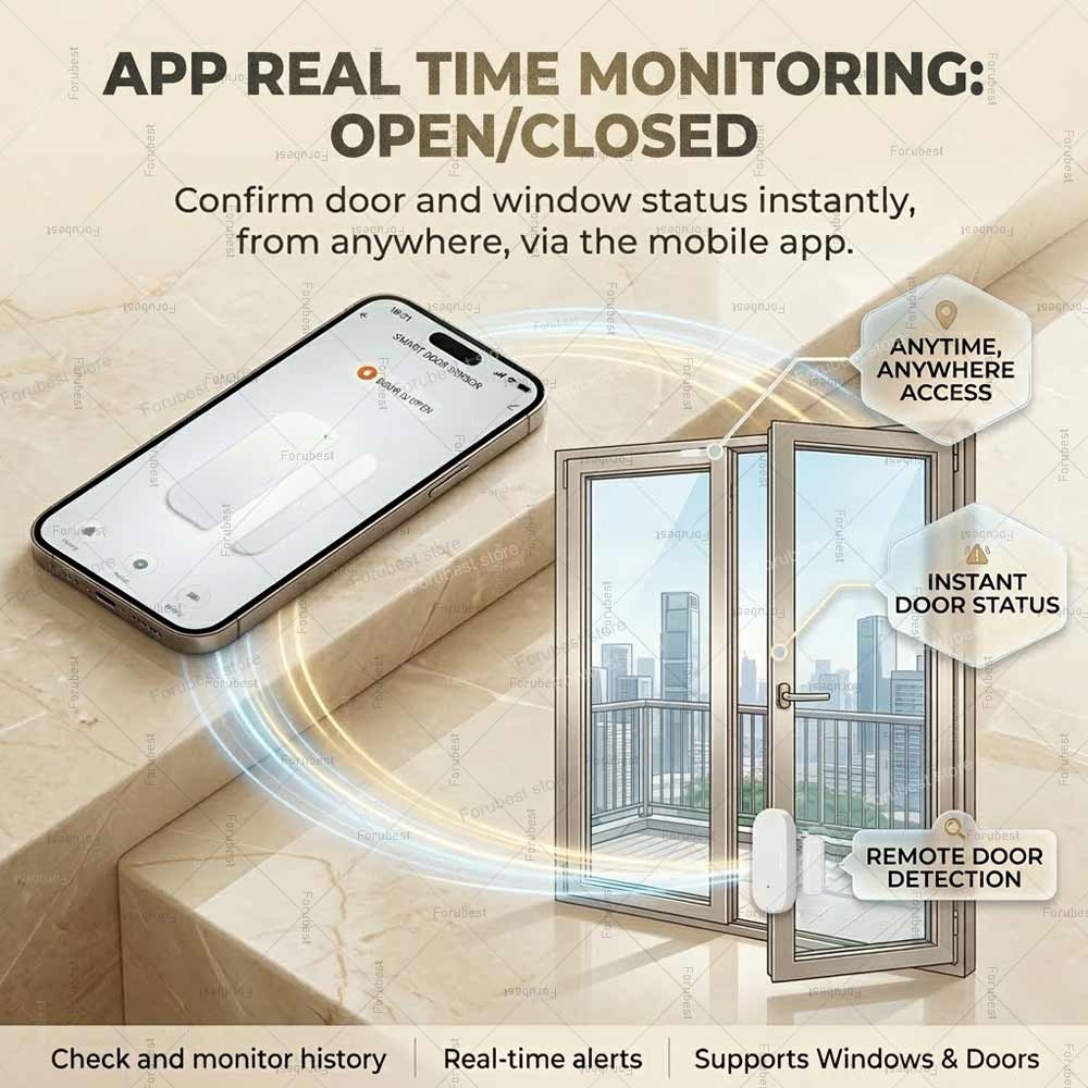 Tuya Zigbee Door Window Sensor - Home Security Technology recensie en prijs