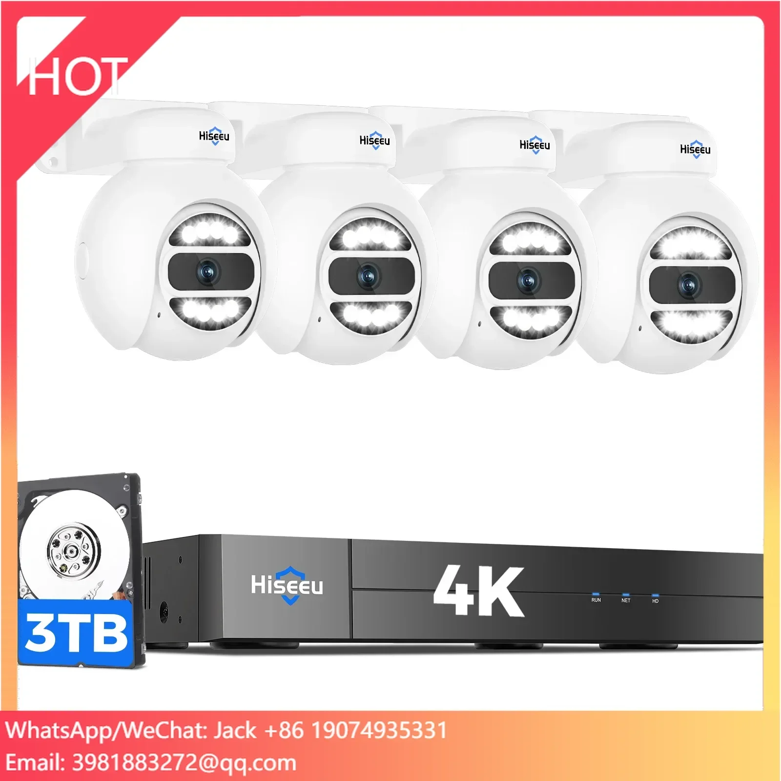 Hiseeu Automatic Tracking 5mp  - Home Security And Camera Systems recensie en prijs