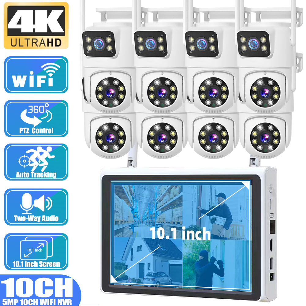 10 Channel CCTV Security 4K Du - Home Security Wifi Camera recensie en prijs