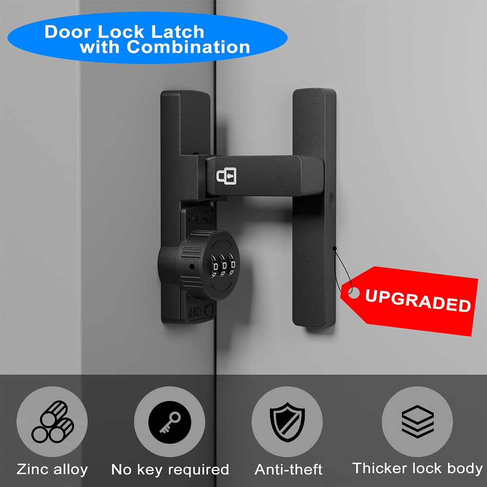 Security Barn Door Lock 3-Digi - Home Security Doors recensie en prijs