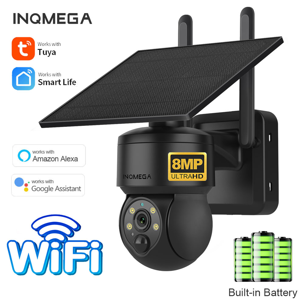 INQMEGA 8MP TUYA Solar Camera  - Home Security Wifi Camera recensie en prijs