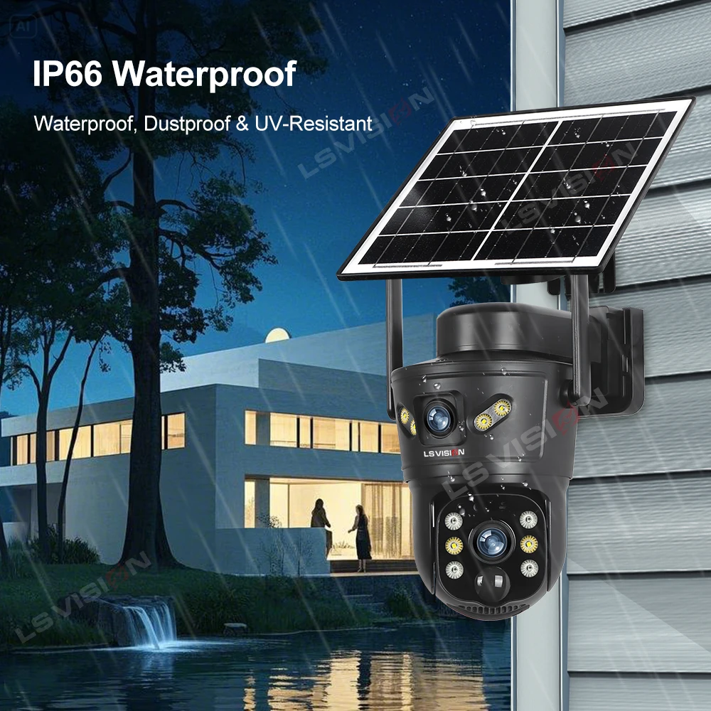 LS VISION 8MP 4G Solar Camera  - Home Security Wifi Camera recensie en prijs