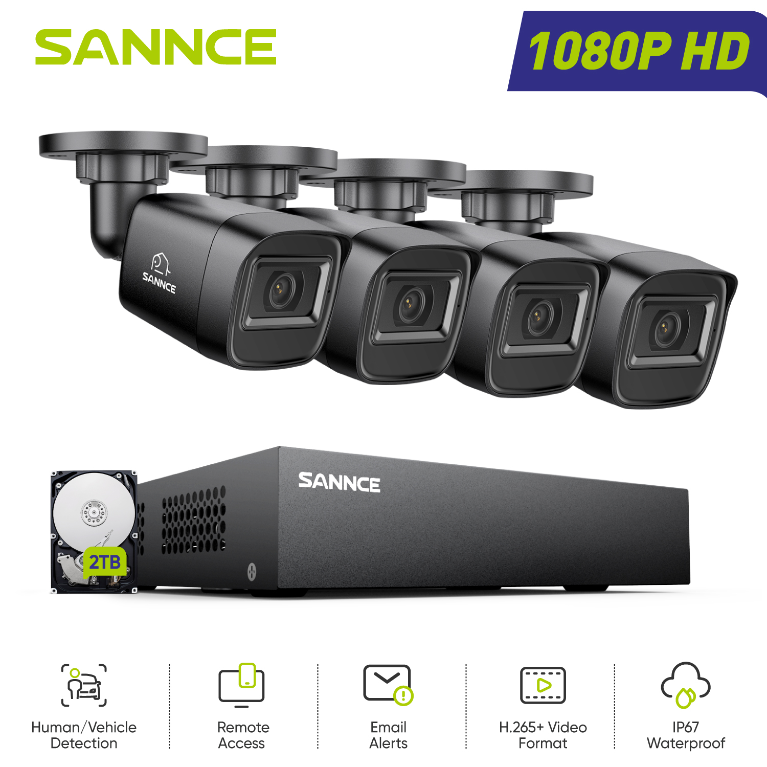 SANNCE 1080P Security Camera S - Home Security Technology recensie en prijs