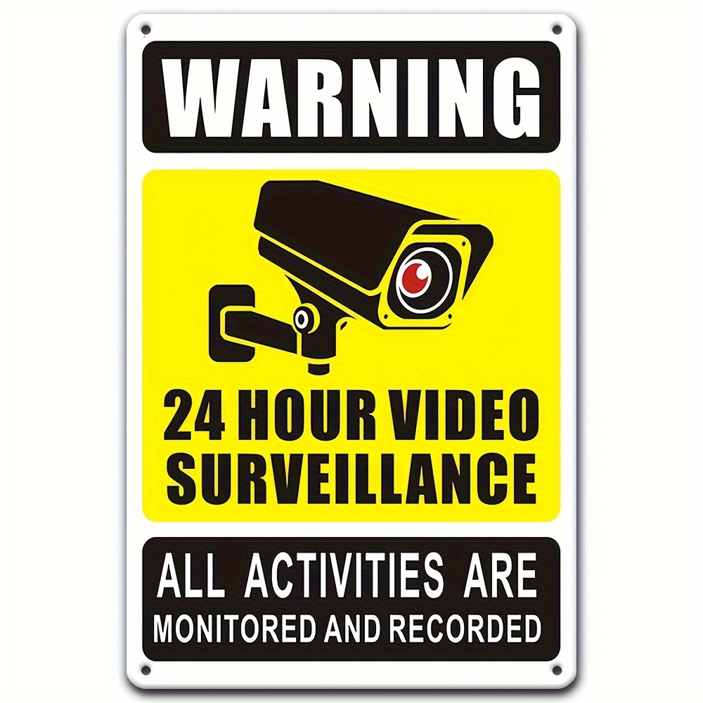 24/7 Video Surveillance Warnin - Home Security Installation recensie en prijs