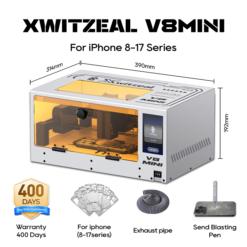 Xwitzeal® V8 MINI Laser Glue R - Glass Break Detector recensie en prijs