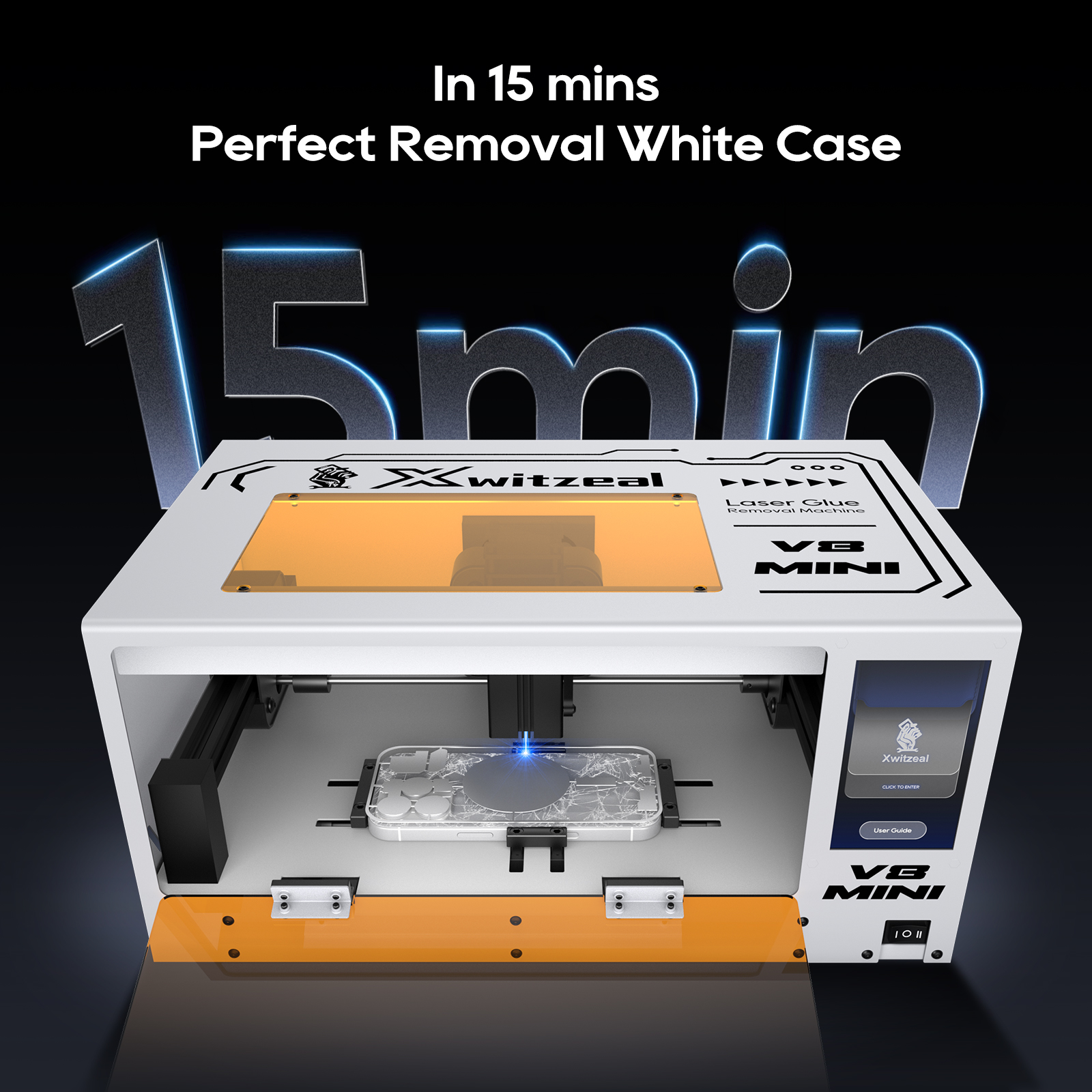 Xwitzeal® V8 MINI Laser Glue R - Glass Break Detector recensie en prijs