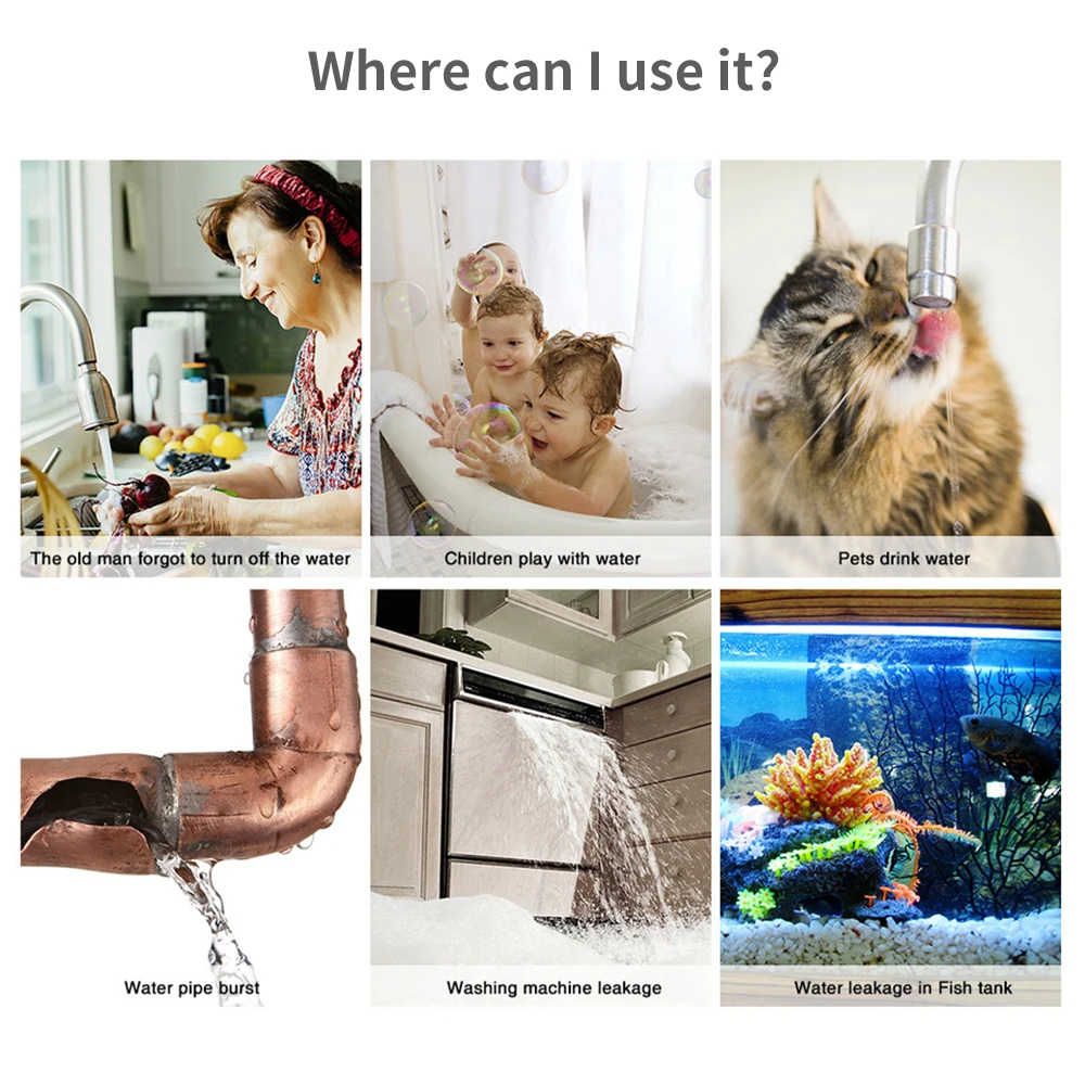Tuya WiFi Zigbee Water Sensor  - Home Security Technology recensie en prijs