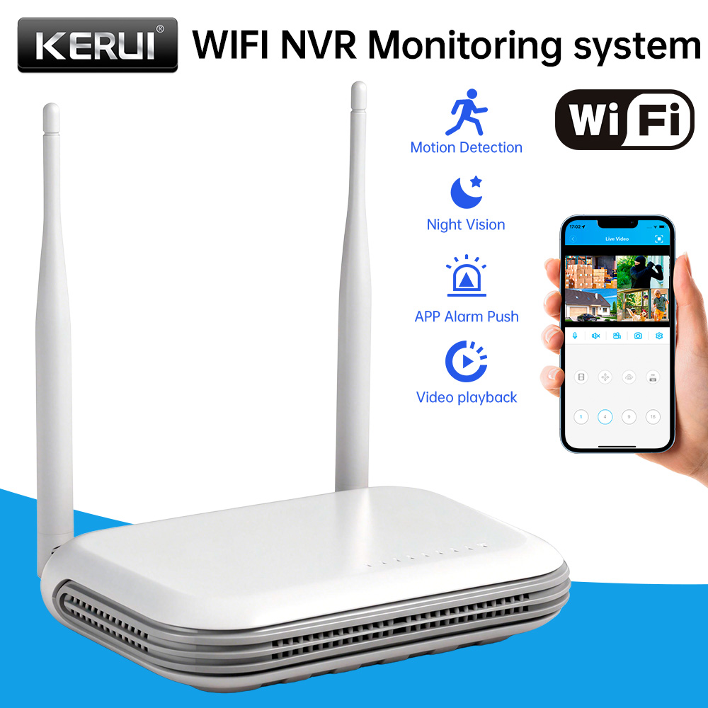 KERUI Mini Network WIFI 8CH NV - Home Security Wifi Camera recensie en prijs