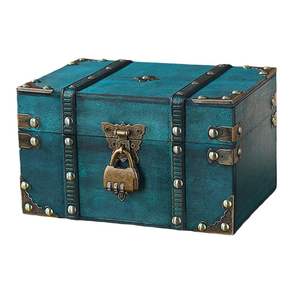 Secure Wooden Treasure Box wit - Home Security Key Box recensie en prijs