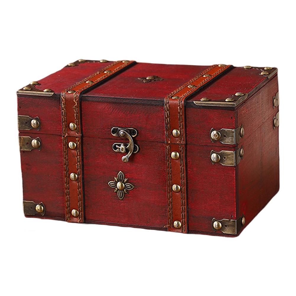 Secure Wooden Treasure Box wit - Home Security Key Box recensie en prijs