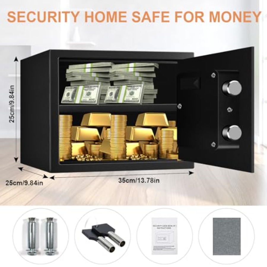 Safe Box Fireproof Waterproof  - Home Security Key Box recensie en prijs
