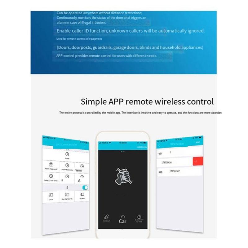 B04C-RTU5024 GSM Door Opener R - Home Security Doors recensie en prijs