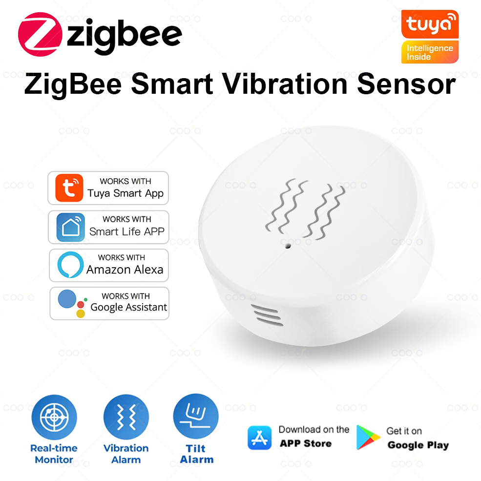 ZigBee Tuya Smart Vibration Se - Home Security Doors recensie en prijs