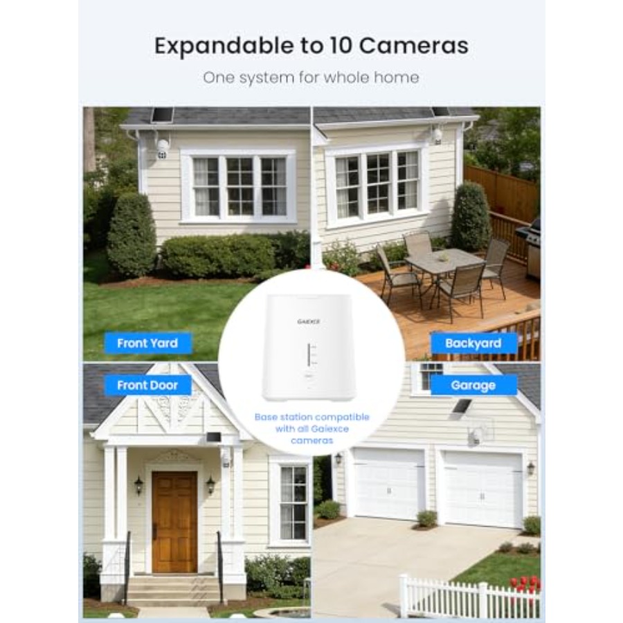 Outdoor wireless solar securit - Home Security Cameras No Subscription recensie en prijs