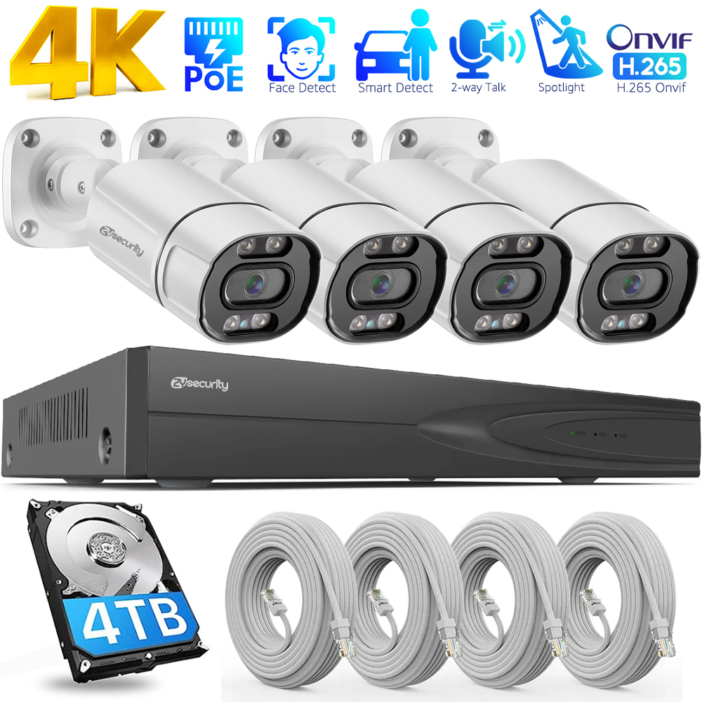 4K PoE Security Camera System  - Home Security And Camera Systems recensie en prijs