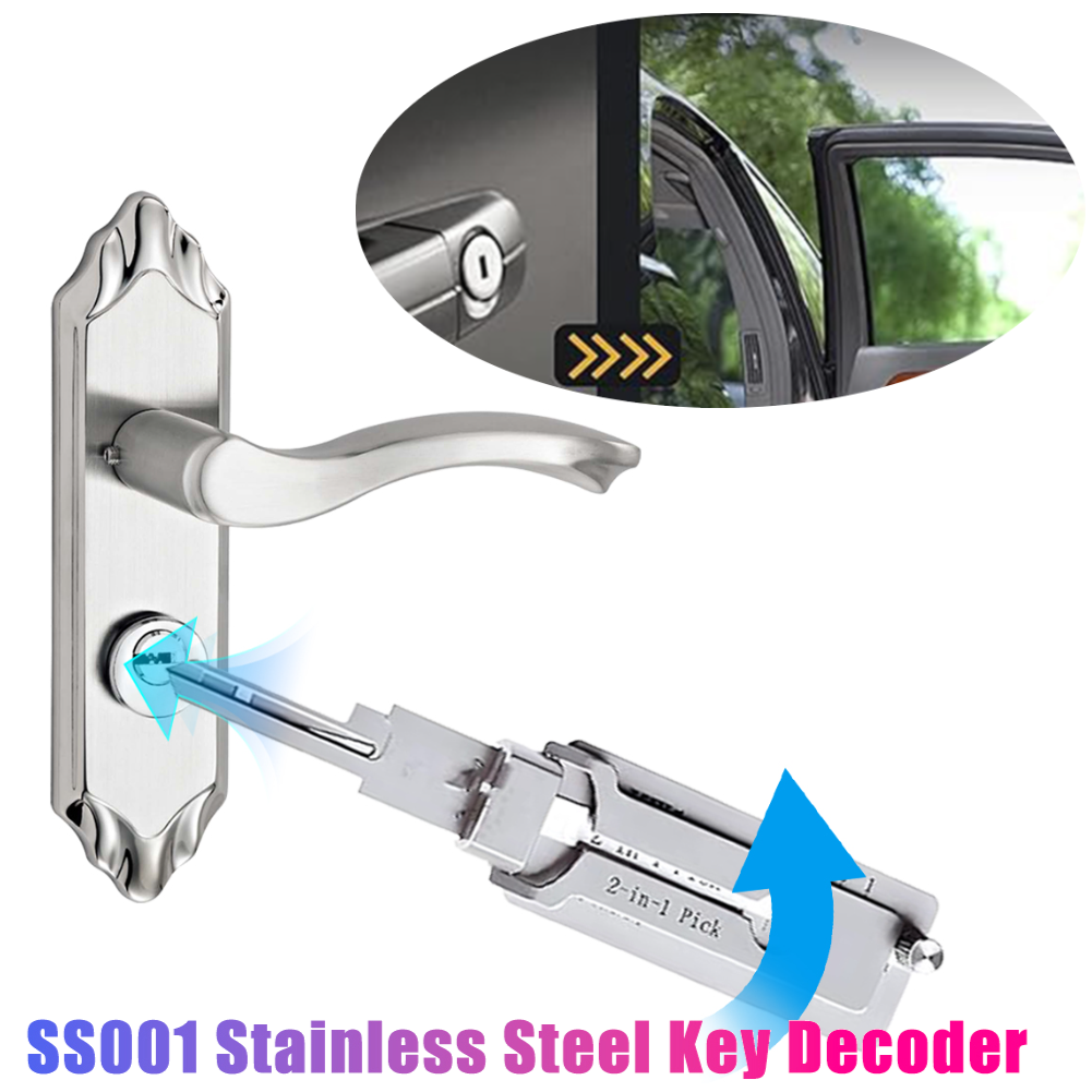 SS001 Key Decoder Stainless St - Lock Picking Set recensie en prijs