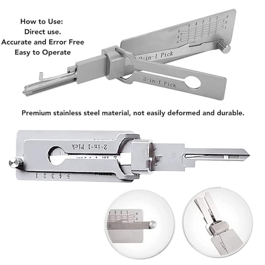 SS001 Key Decoder Stainless St - Lock Picking Set recensie en prijs