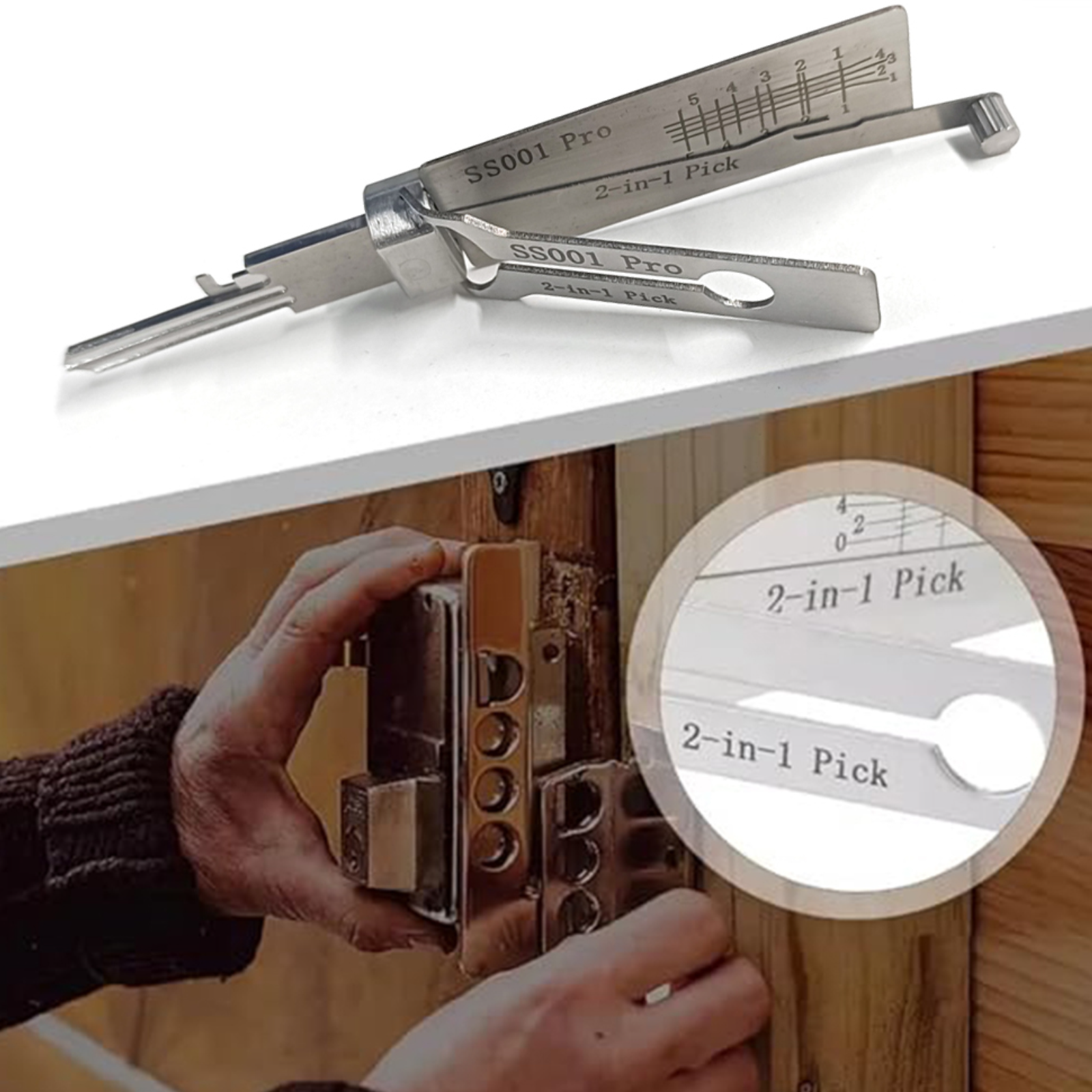 SS001 pro Stainless Steel Key  - Lock Picking Set recensie en prijs