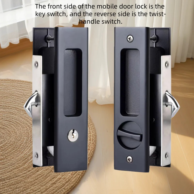 Heavy-Duty Black Sliding Door  - Home Security Doors recensie en prijs