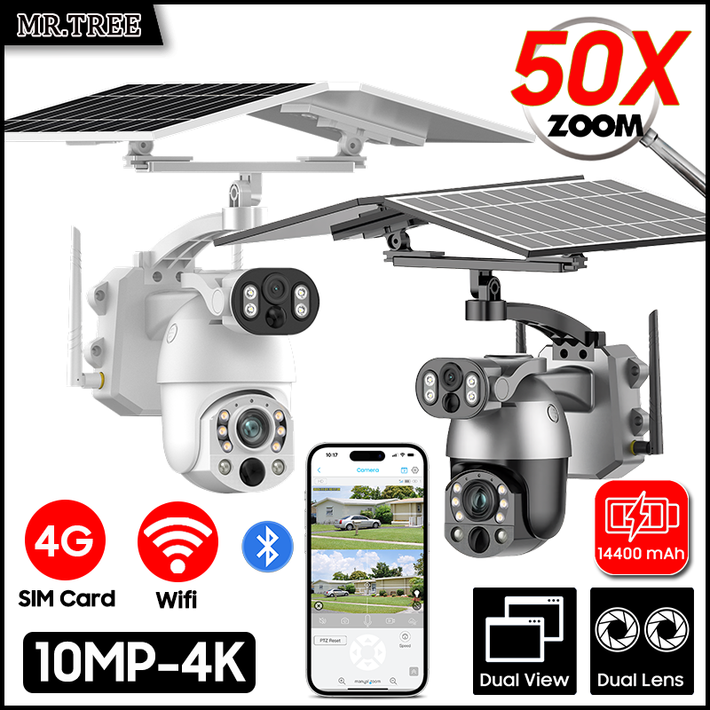 4K 50X Optical Zoom Dual Lens  - Home Security Wifi Camera recensie en prijs