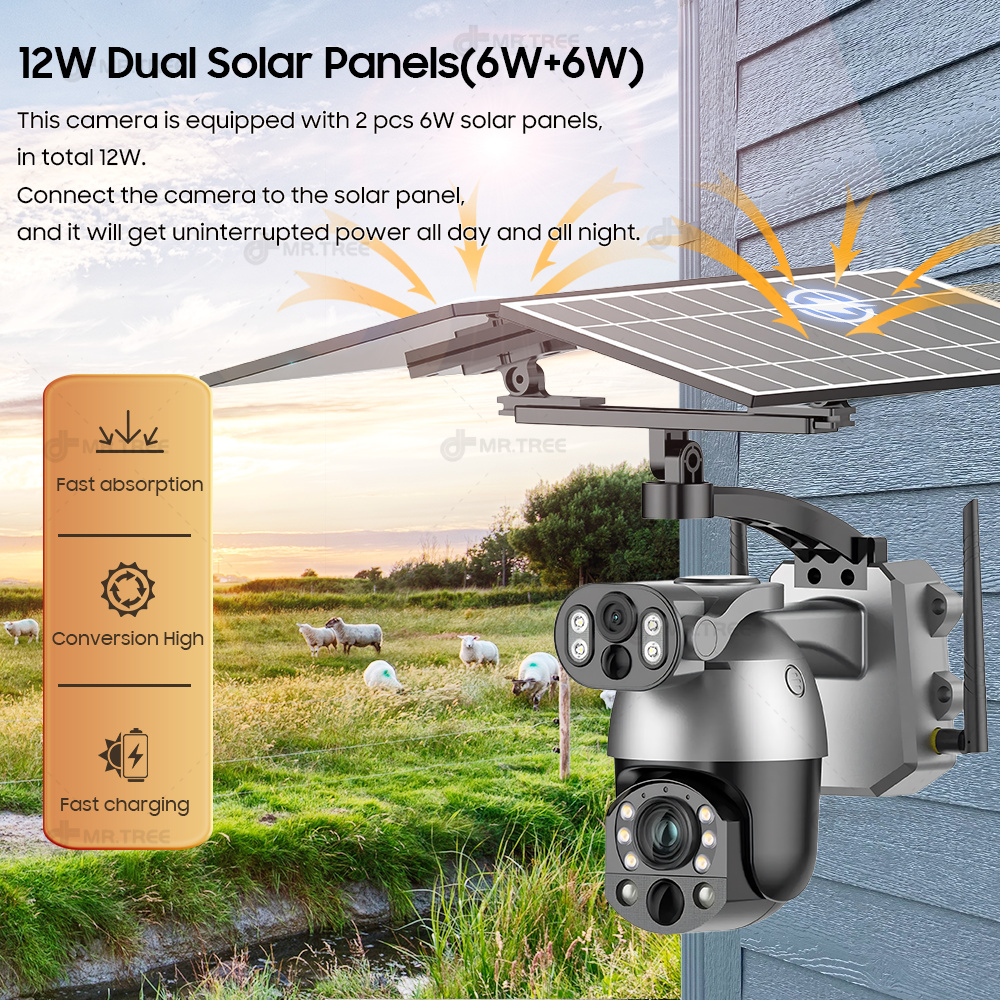 4K 50X Optical Zoom Dual Lens  - Home Security Wifi Camera recensie en prijs