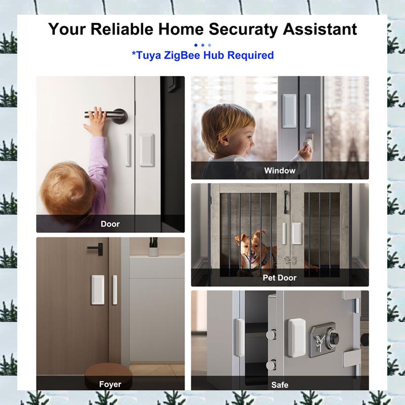 ABLG Tuya Zigbee Door Sensor W - Home Security Doors recensie en prijs