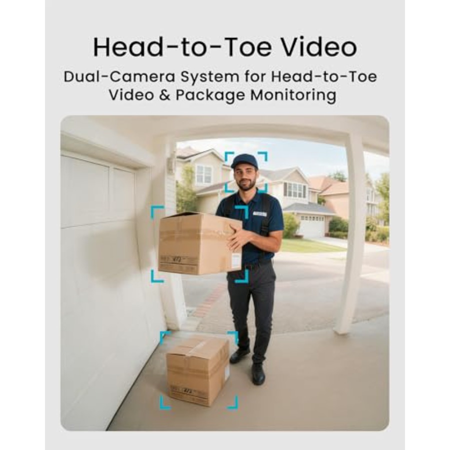 Wireless doorbell camera for h - Home Security Cameras No Subscription recensie en prijs