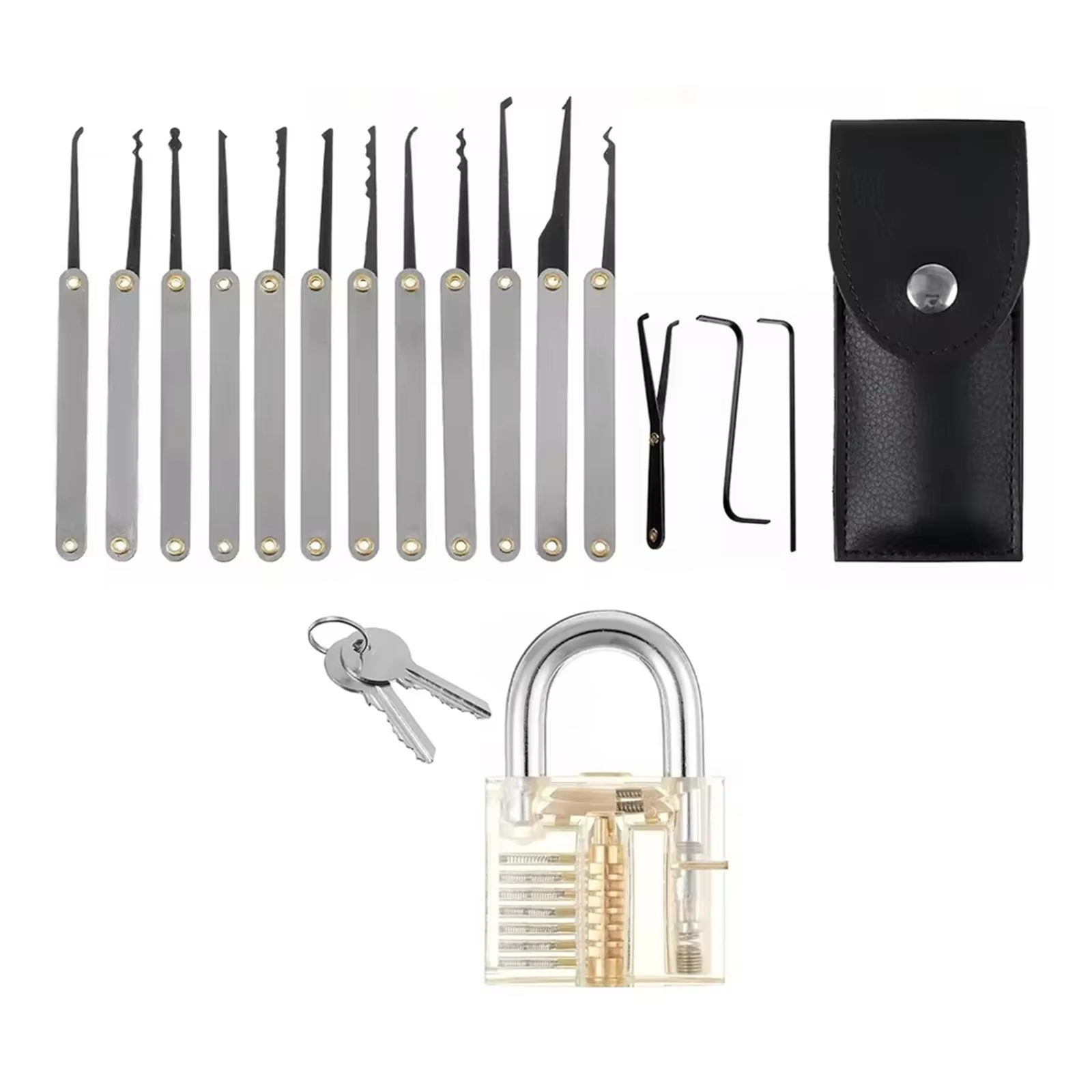 15pcs Kit Multi functional Too - Lock Picking Set recensie en prijs