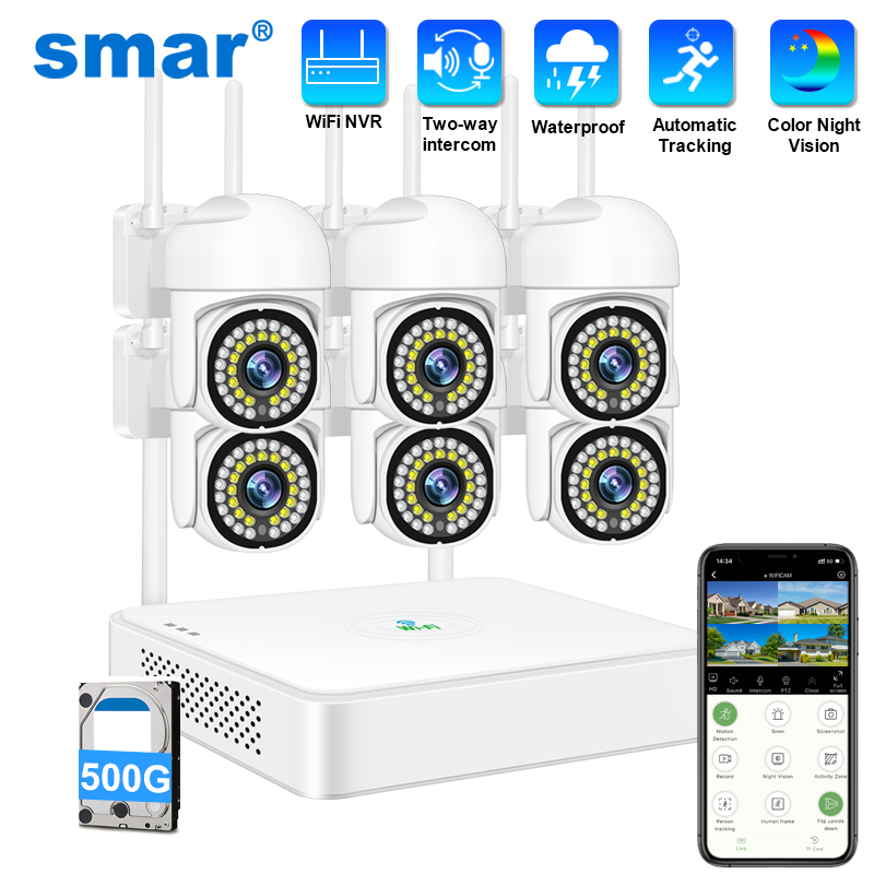 Smar 3MP Wireless CCTV Securit - Home Security Wifi Camera recensie en prijs