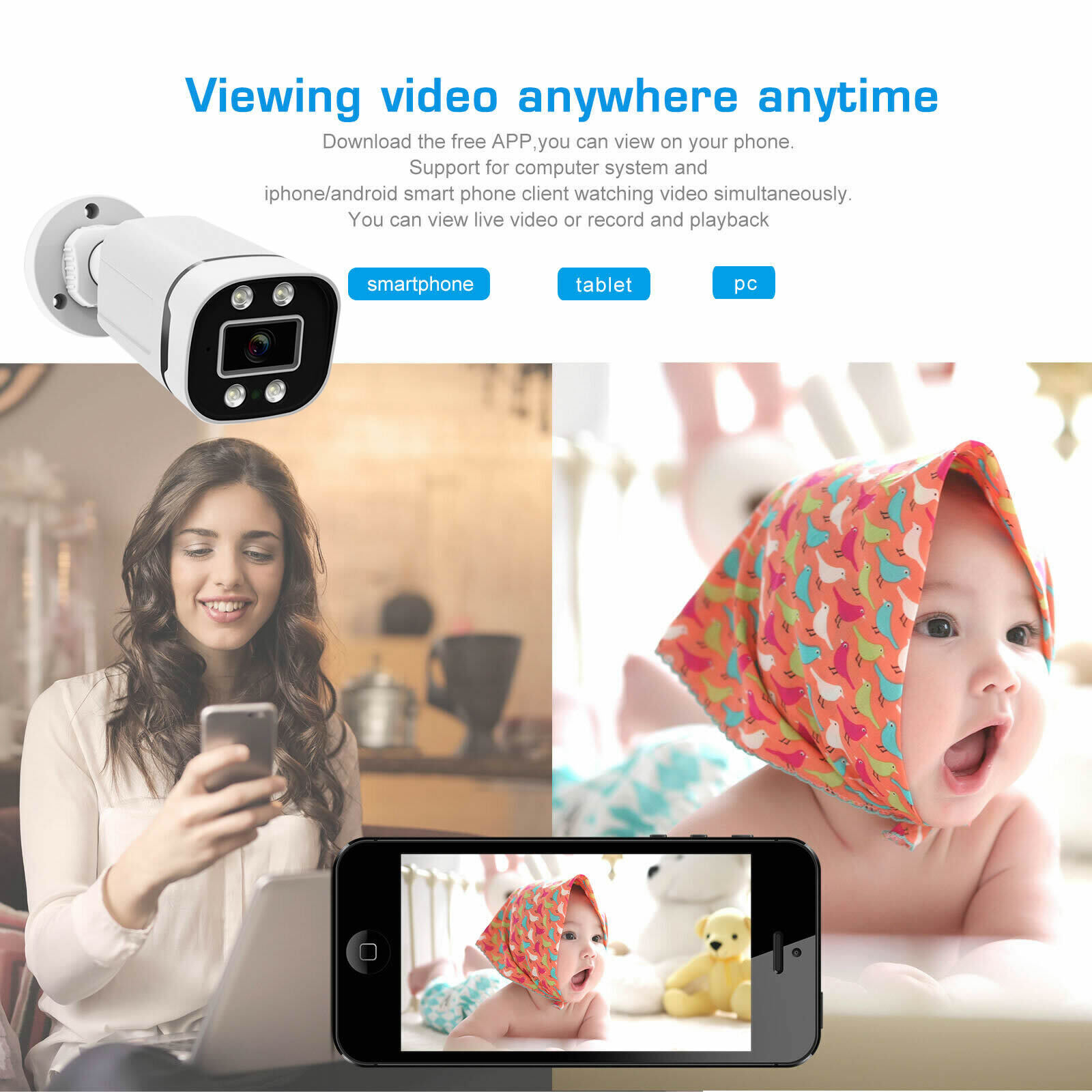 4CH 8CH AHD 2MP 5MP AHD Outdoo - Home Security And Camera Systems recensie en prijs