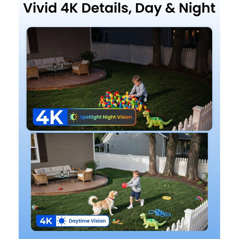 Wireless 4K Outdoor Security C - Home Security Cameras No Subscription recensie en prijs