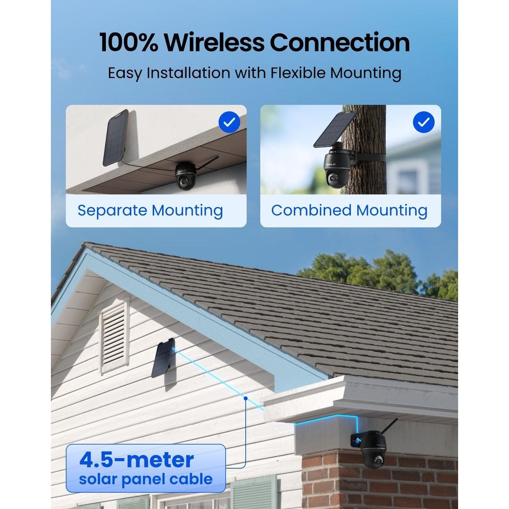 Wireless 4K Outdoor Security C - Home Security Cameras No Subscription recensie en prijs